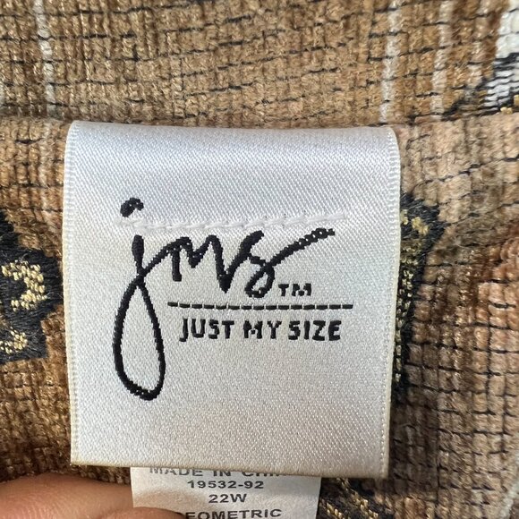 Vtg JMS Womens Tapestry Jacket Boho Southwestern Aztec Jacquard Blazer 90s - 22W - Picture 6 of 14